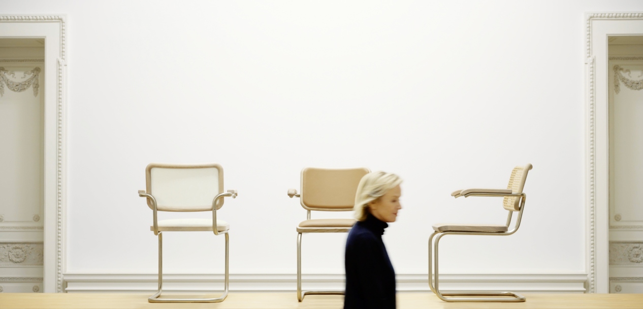 JS. Thonet by Jil Sander S 64 V / S64V Freischwinger Thonet 