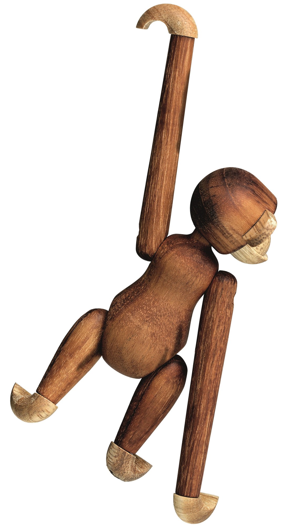 Affe mini Holzfigur Teak Kay Bojesen