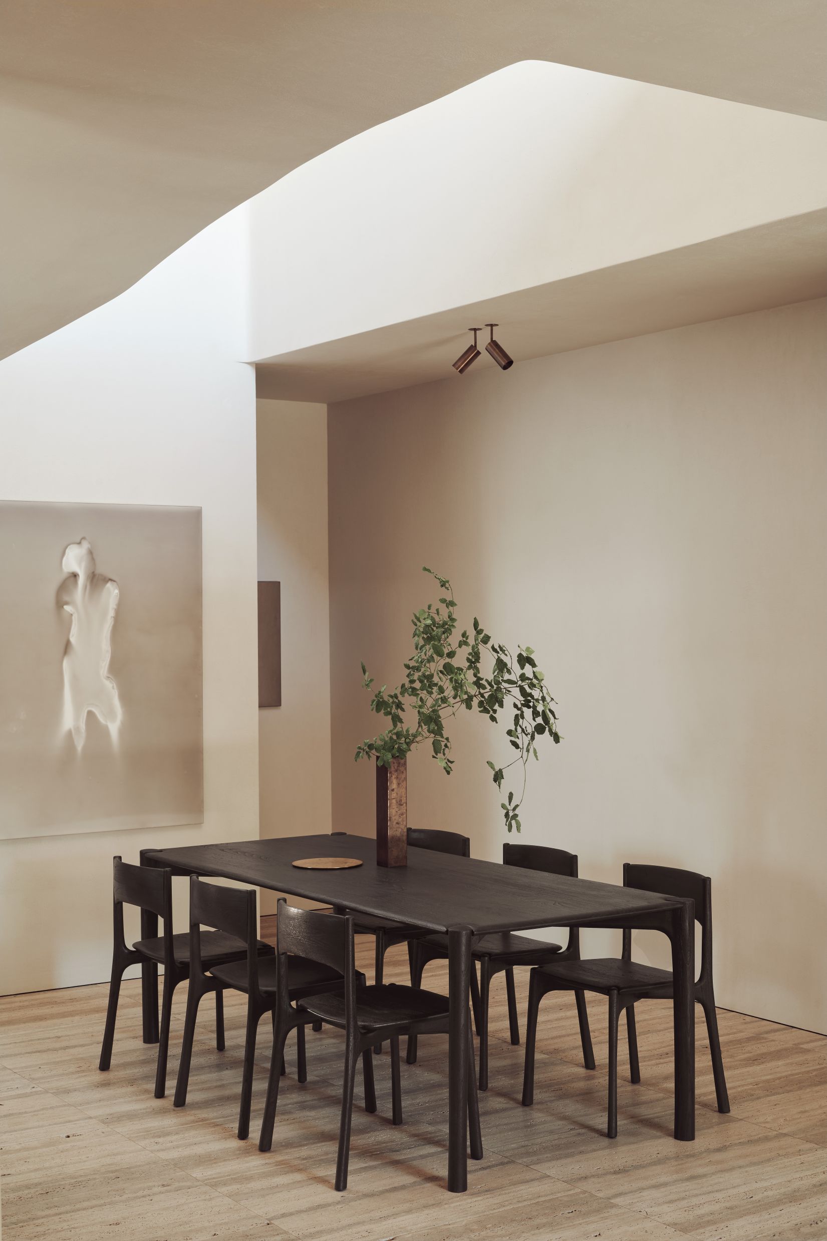 PI Stuhl lackiertes Teak Ethnicraft