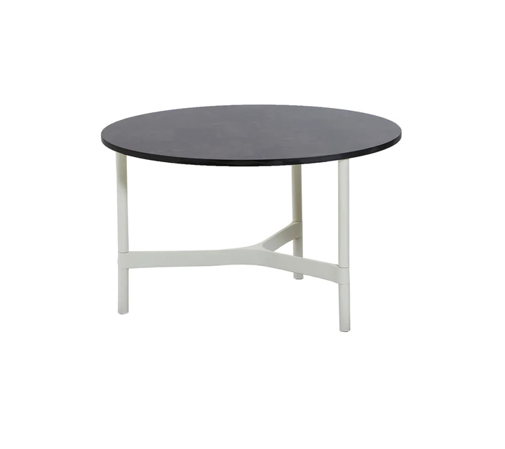 Twist Beistelltisch Aluminium Medium Weiß Cane-Line