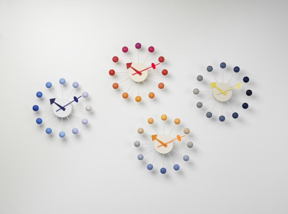 Ball Clock Wanduhr Sunset Vitra LIMITED EDITION 