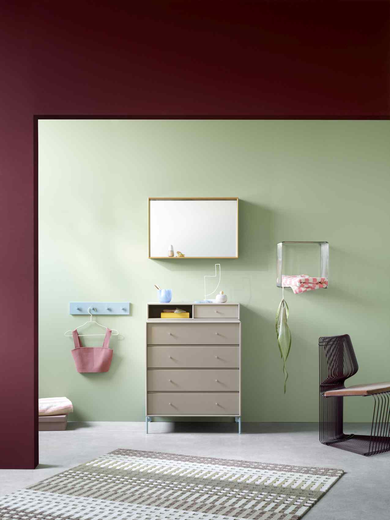 Colour Frame Mirror Shelfie Spiegel Montana