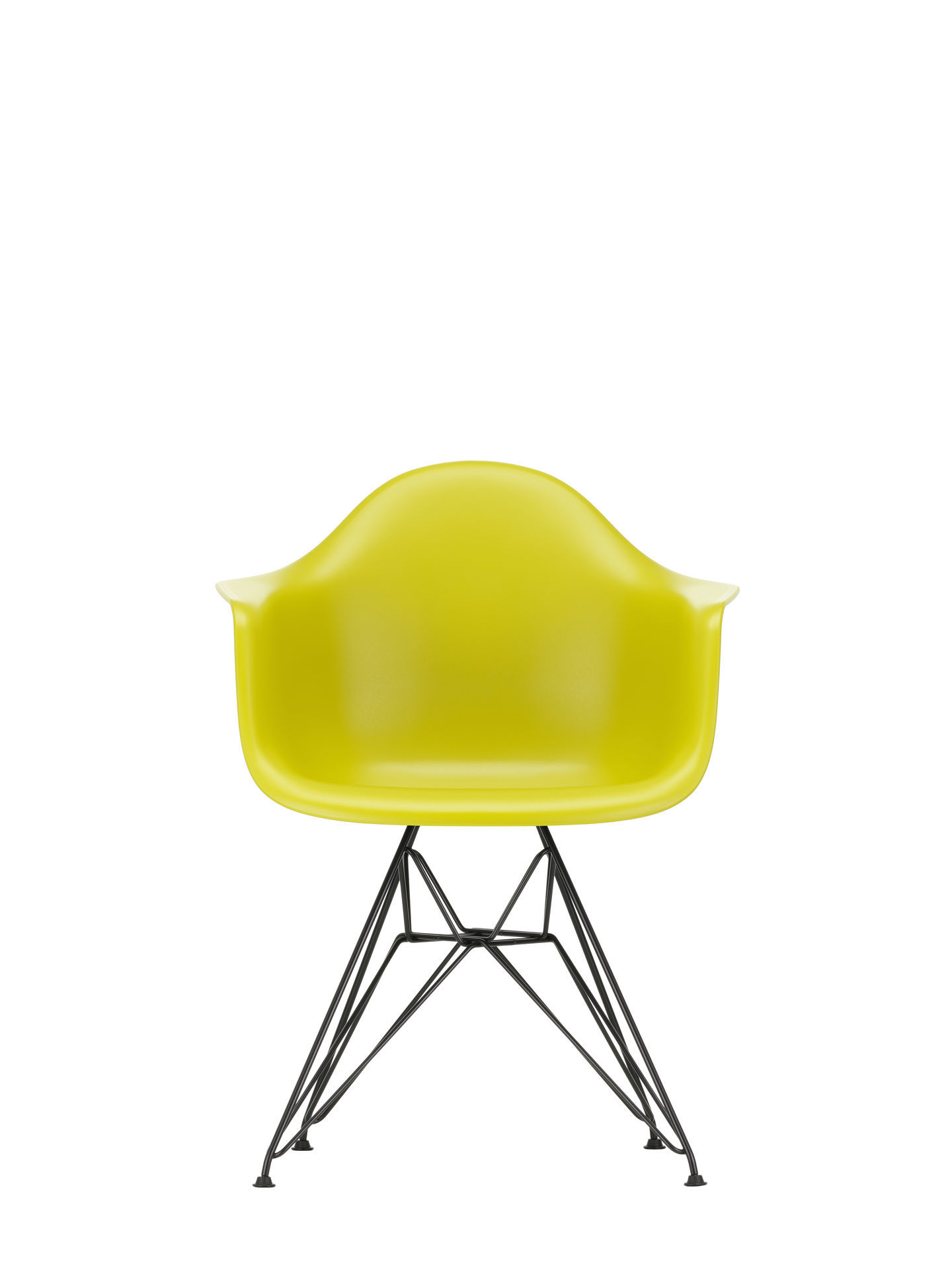 Vitra Eames Plastic Arm Chair DAR Stuhl Vitra Verchromt - Meerblau