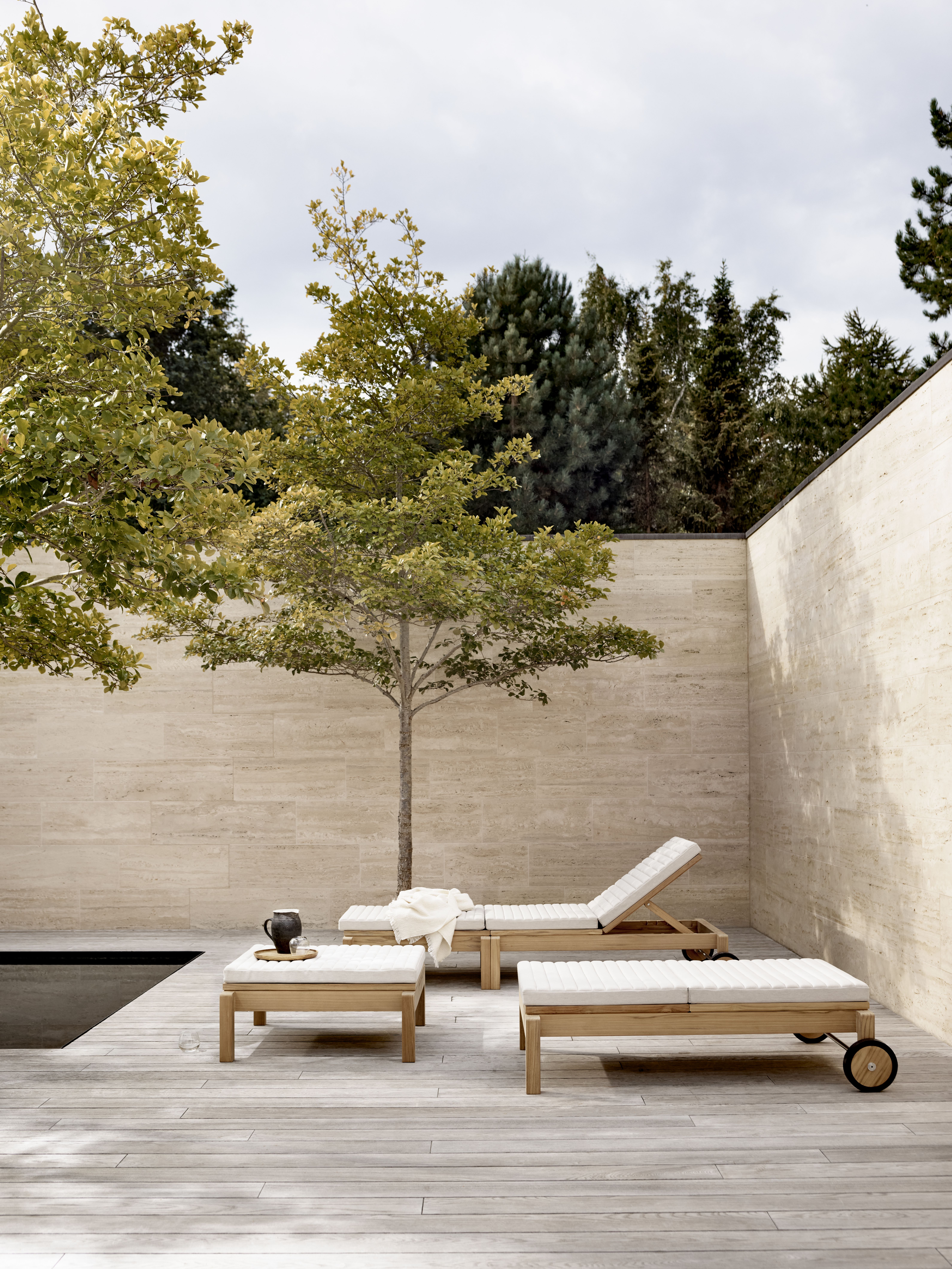 AH604 Gartenliege Teak Outdoor Carl Hansen & Søn