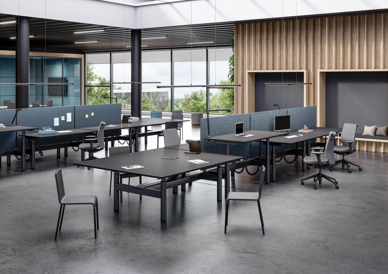 Tyde 2 Sitz - und Stehtisch 160 cm Vitra