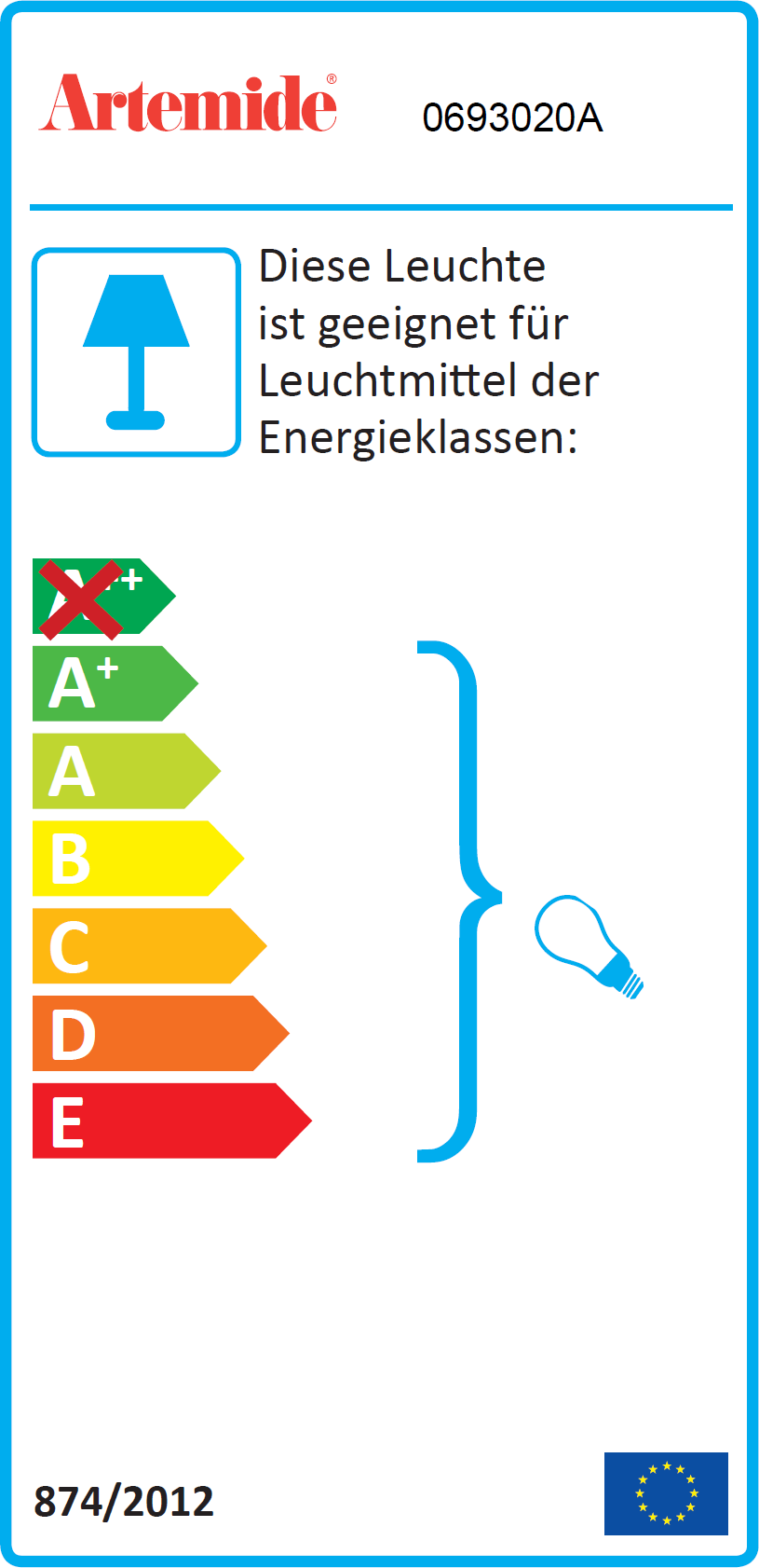 Logico Sospensione 3 x120 Deckenleuchte Artemide EINZELSTÜCK