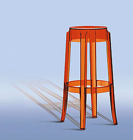 Charles Ghost Hocker 2-er Set Kartell