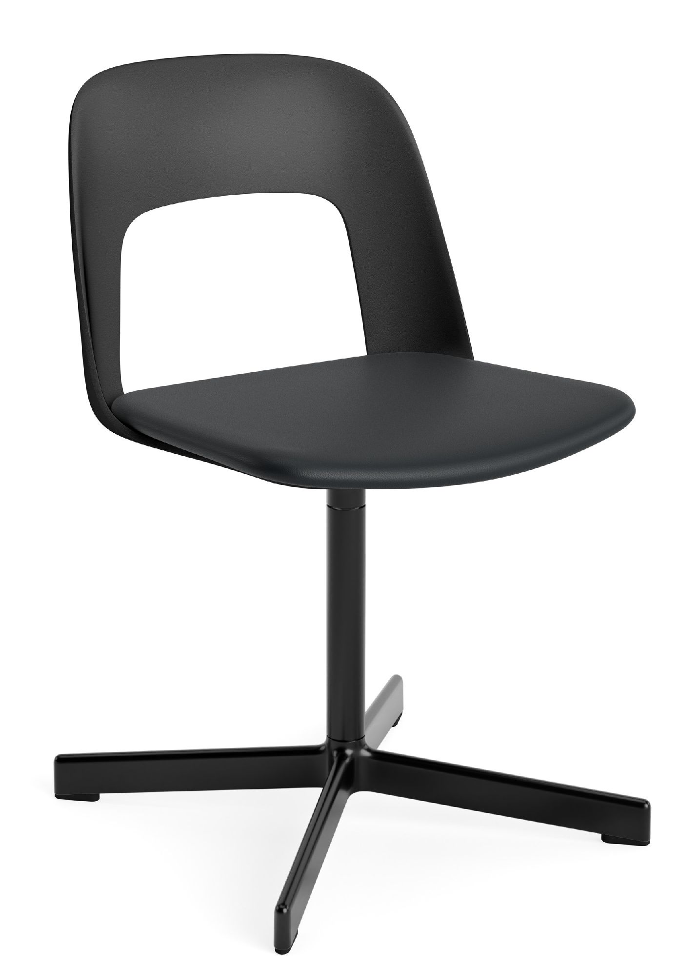 Layout Side Chair 133 4-Stern Drehfuß Stuhl Hay