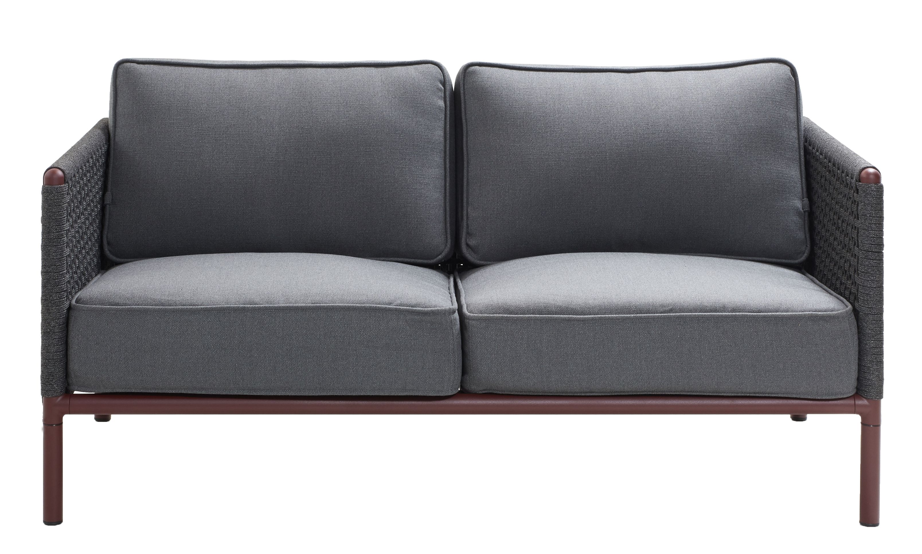 Encore 2-Sitzer Sofa Bordeaux inkl. AirTouch Kissen Cane Line