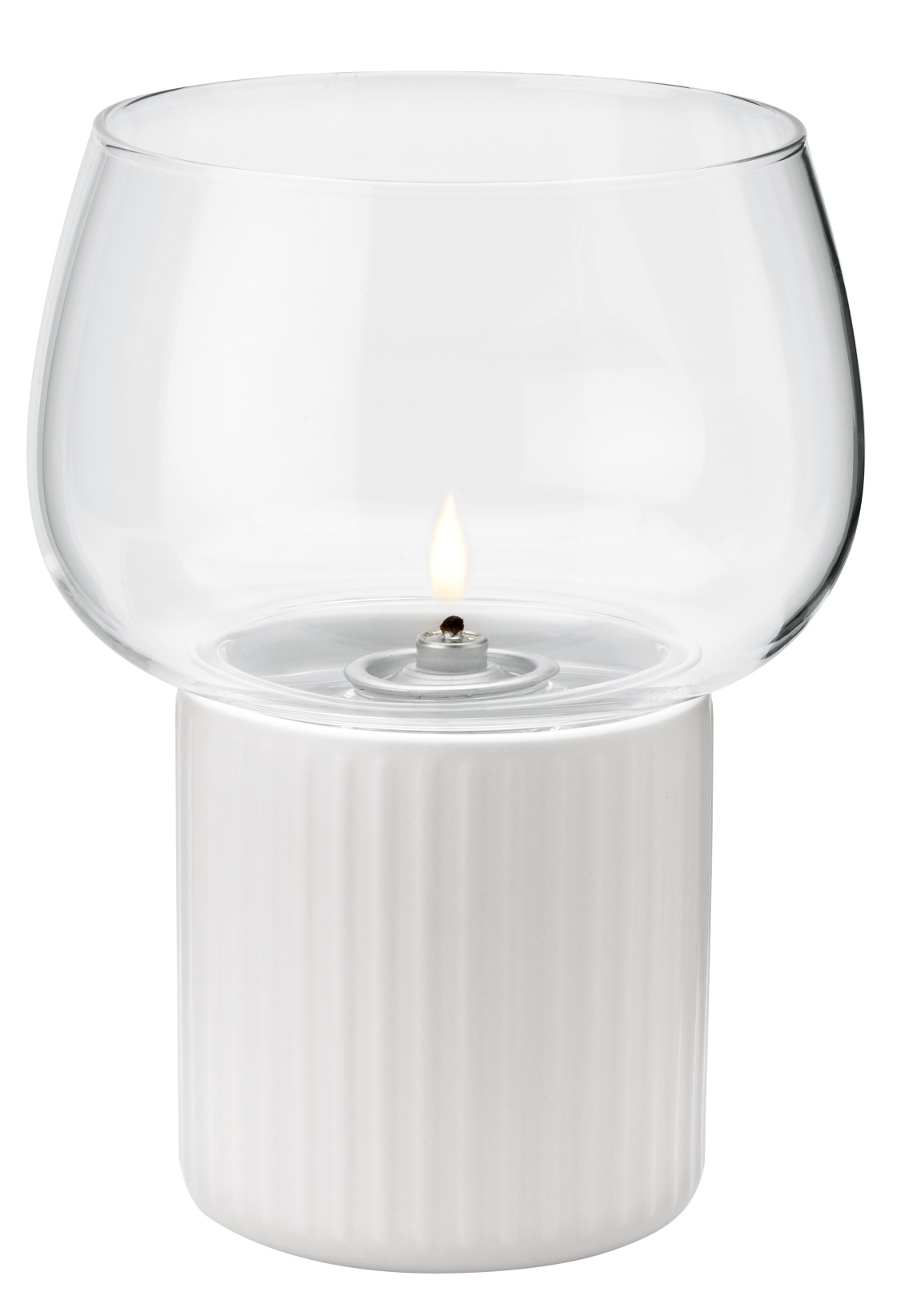 Hygge Hurricane Windlicht RIG TIG by Stelton Weiss EINZELSTÜCK