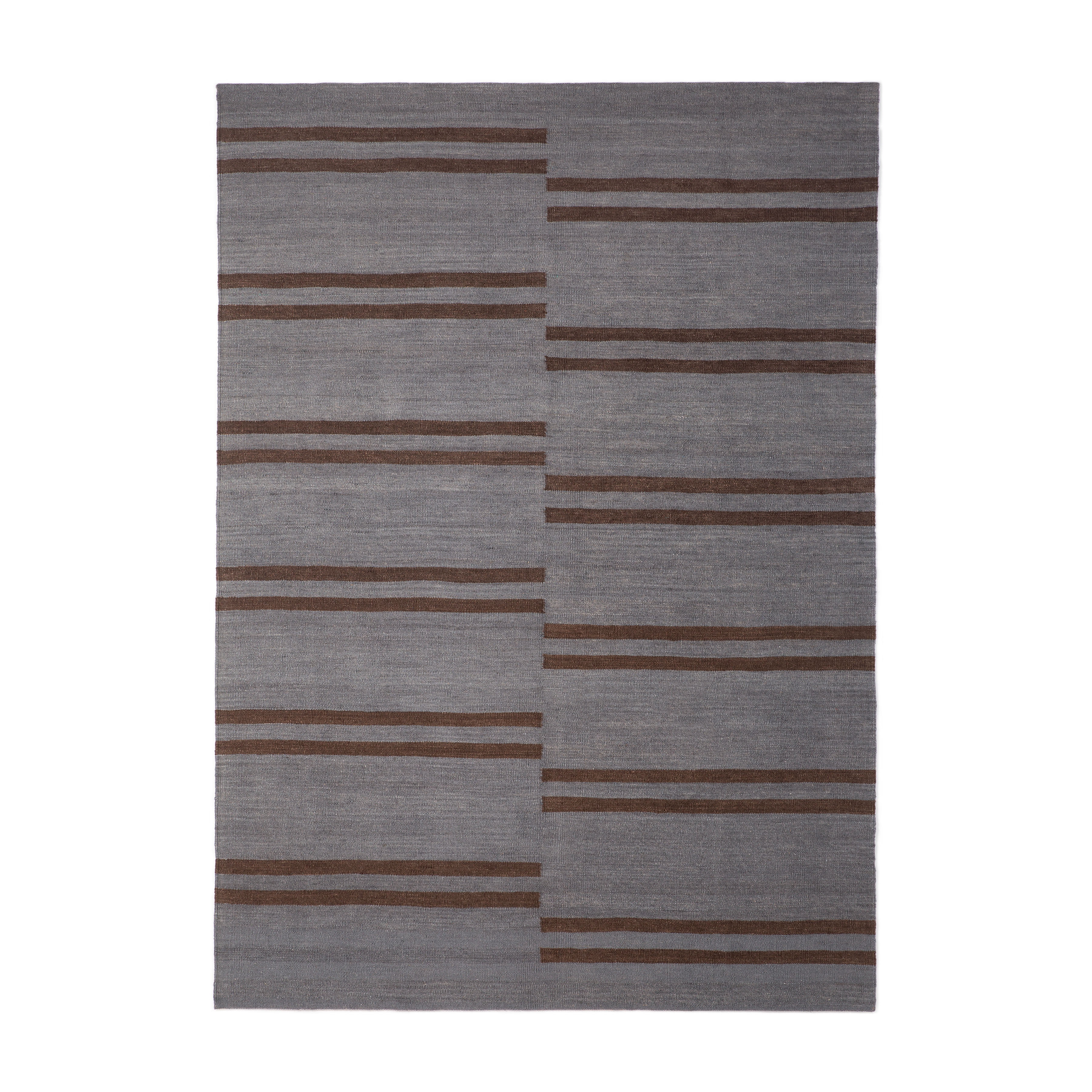 Blue Mazandaran Kilim Teppich 170x240 cm Ethnicraft AUSSTELLUNGSSTÜCK