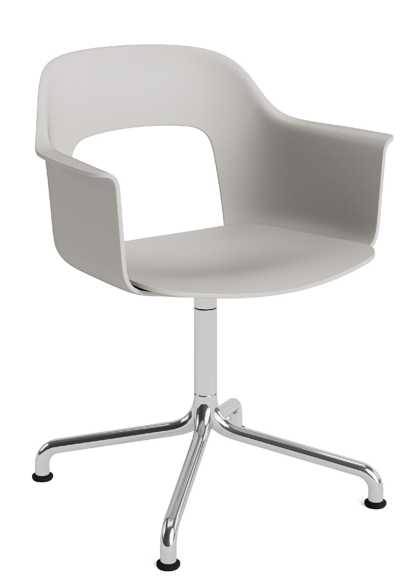 Layout Armchair 251 Armlehnstuhl 4-Sternfuß Drehfuß mit gebogenem Fußkreuz Hay