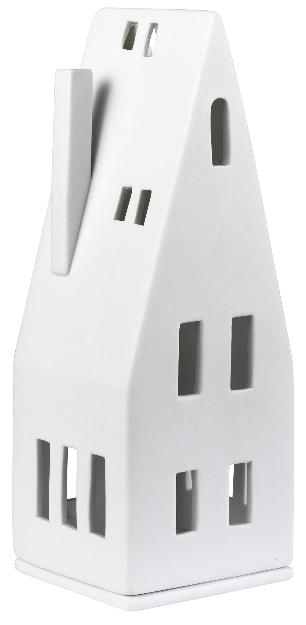 Zuhause Lichthaus Spitzdach 20 cm Räder