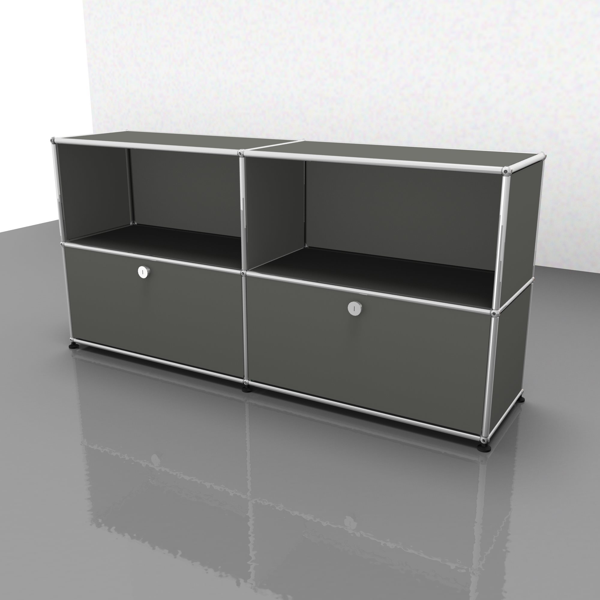 USM Haller Sideboard Schubladen – mittelgrau