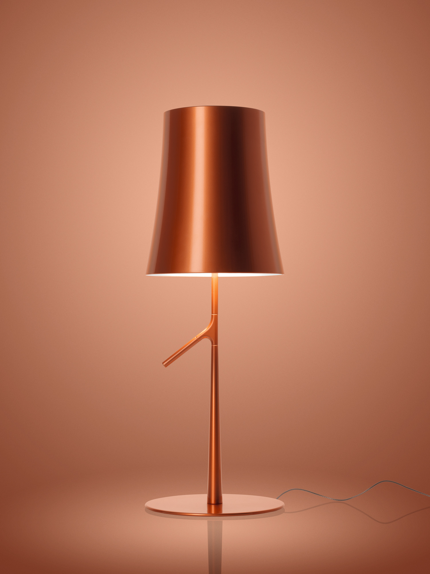 Birdie Piccola LED Tischleuchte Foscarini Aqua grün