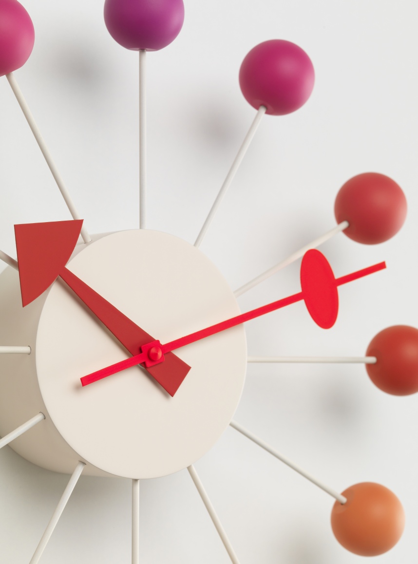 Ball Clock Wanduhr Sunset Vitra LIMITED EDITION 