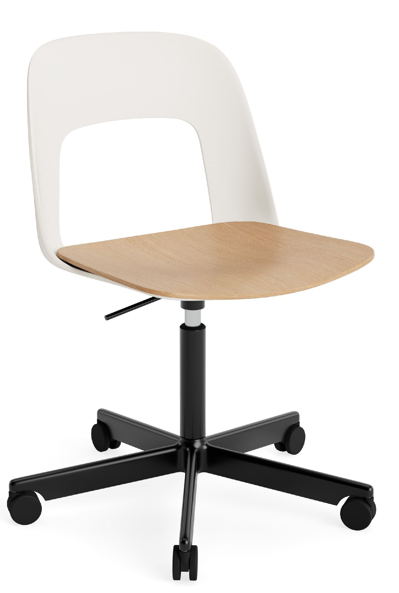 Layout Side Chair 142 5-Stern Drehfuß Stuhl Hay