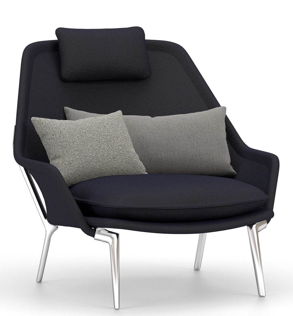 Slow Chair Sessel Stoff Vitra 