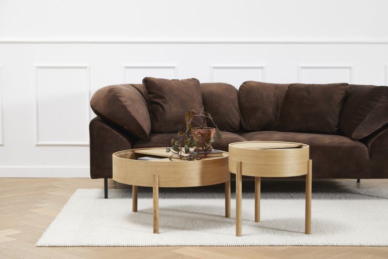 Arc Couchtisch Eiche geölt ⌀ 66 cm Woud