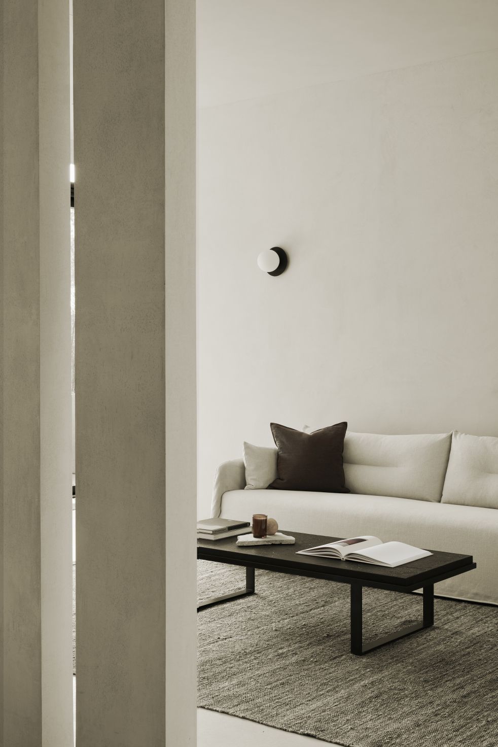 Weave 3-Sitzer Sofa Bone Ethnicraft