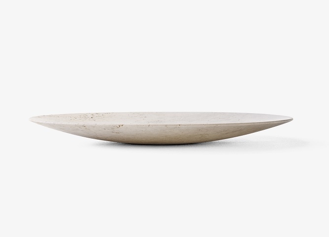 Collect Plate SC55 Schale Travertine AndTradition