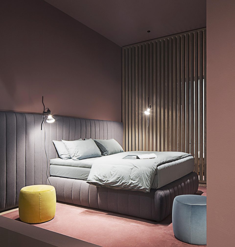 Parentesi Lamp Leuchte mit Schalter Flos Weiß