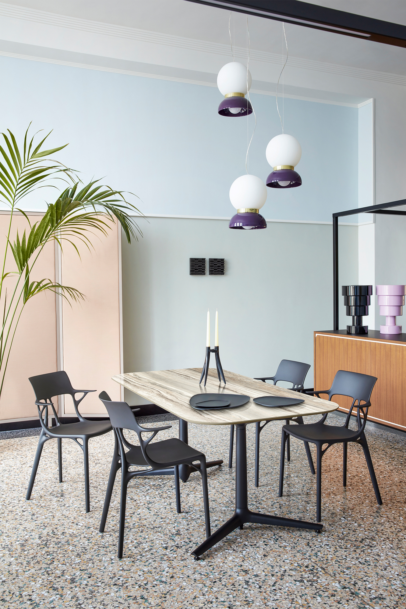 A.I. Stuhl Schwarz Kartell EINZELSTÜCK