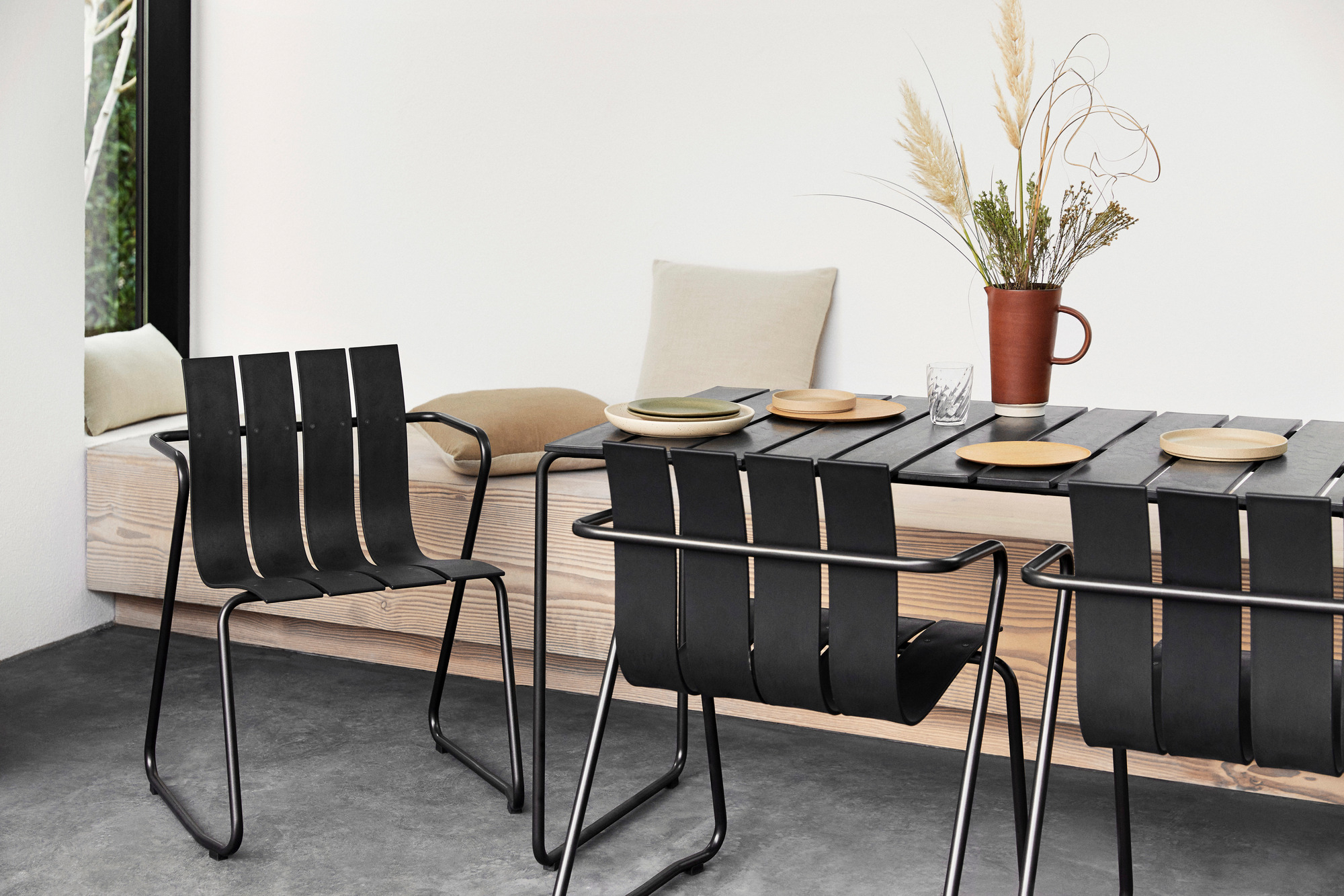 Ocean Chair Outdoor Stuhl Mater Schwarz