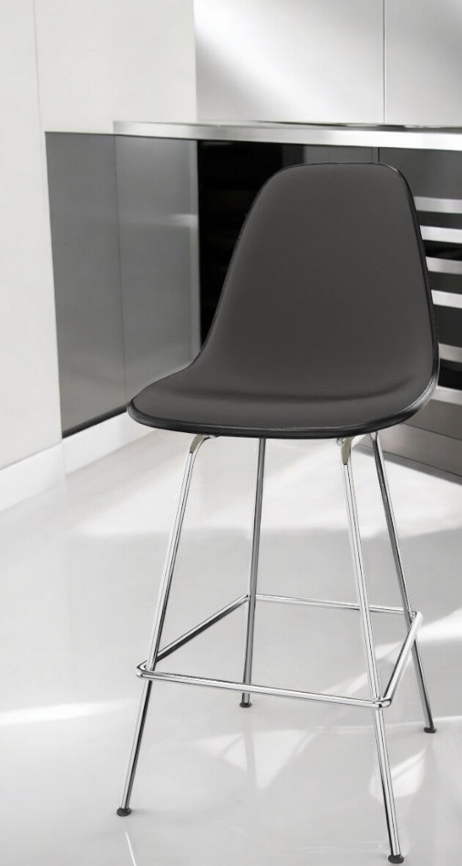 Eames Plastic Bar Stool Barhocker Medium Vollgepolstert Vitra 