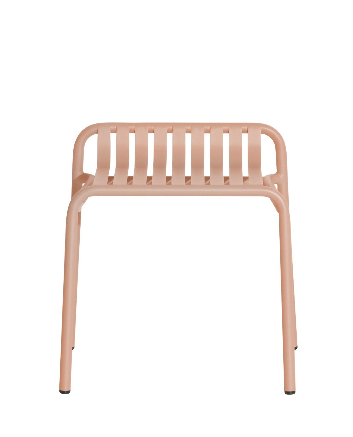 Week-End Stool Hocker von Petite Friture in Blush, moderner Design Hocker für den Innen- und Außenbereich.