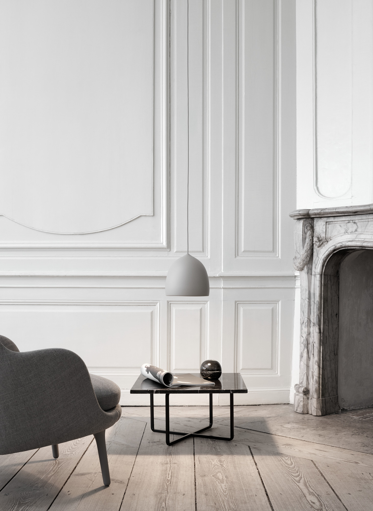Suspence P1 Pendelleuchte Fritz Hansen Schwarz