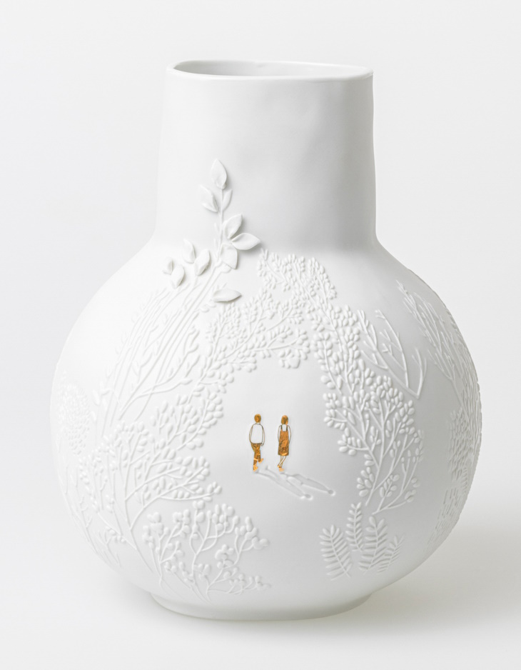 BG dankbar Vase Parkspaziergang Räder