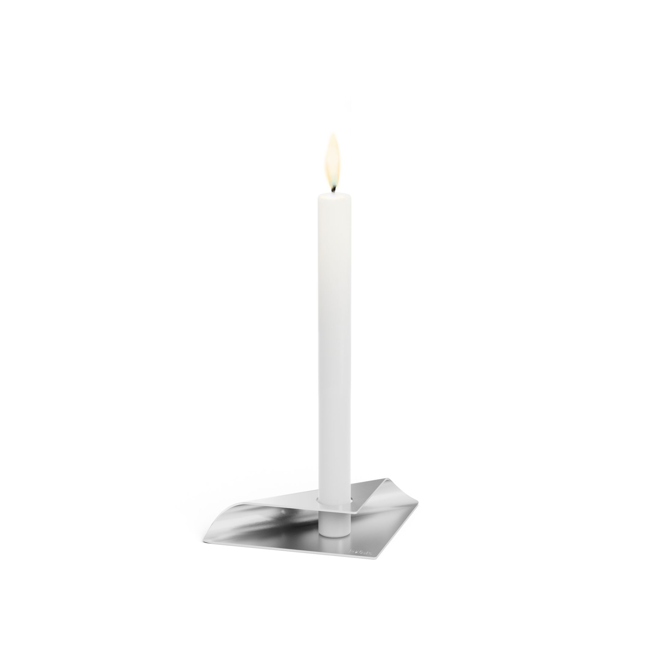 Square Candle Kerzenständer 4er Set silber Höfats EINZELSTÜCK