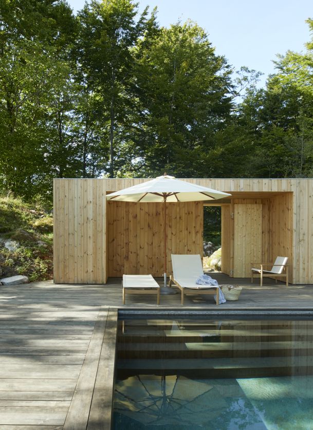 Pelagus Sunbed Sonnenliege Outdoor Skagerak by Fritz Hansen