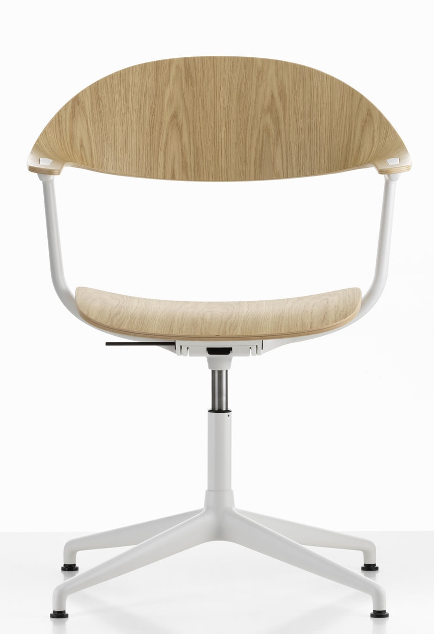Mynt Rücken und Sitz Plywood Bürodrehstuhl Vitra