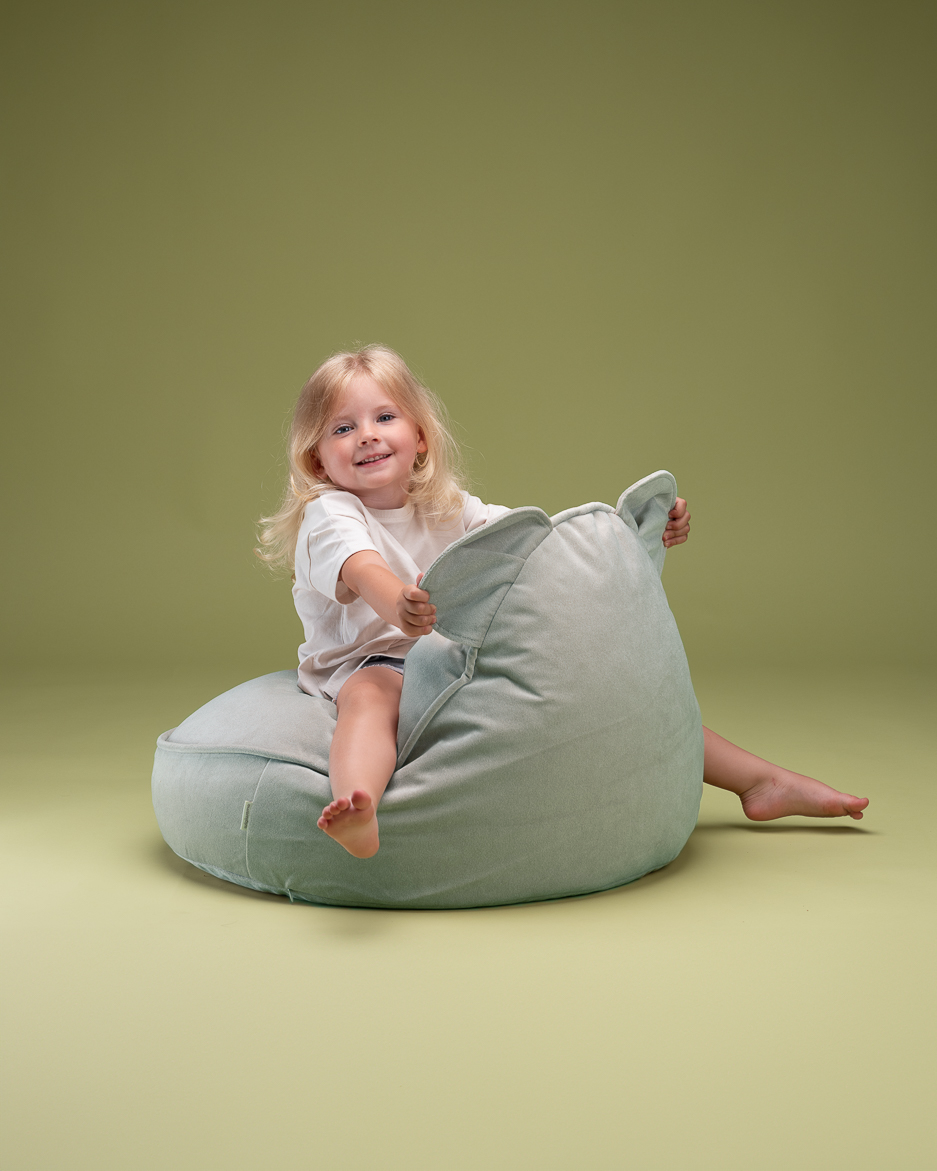 Teddy Sitzsack Samt Wigiwama
