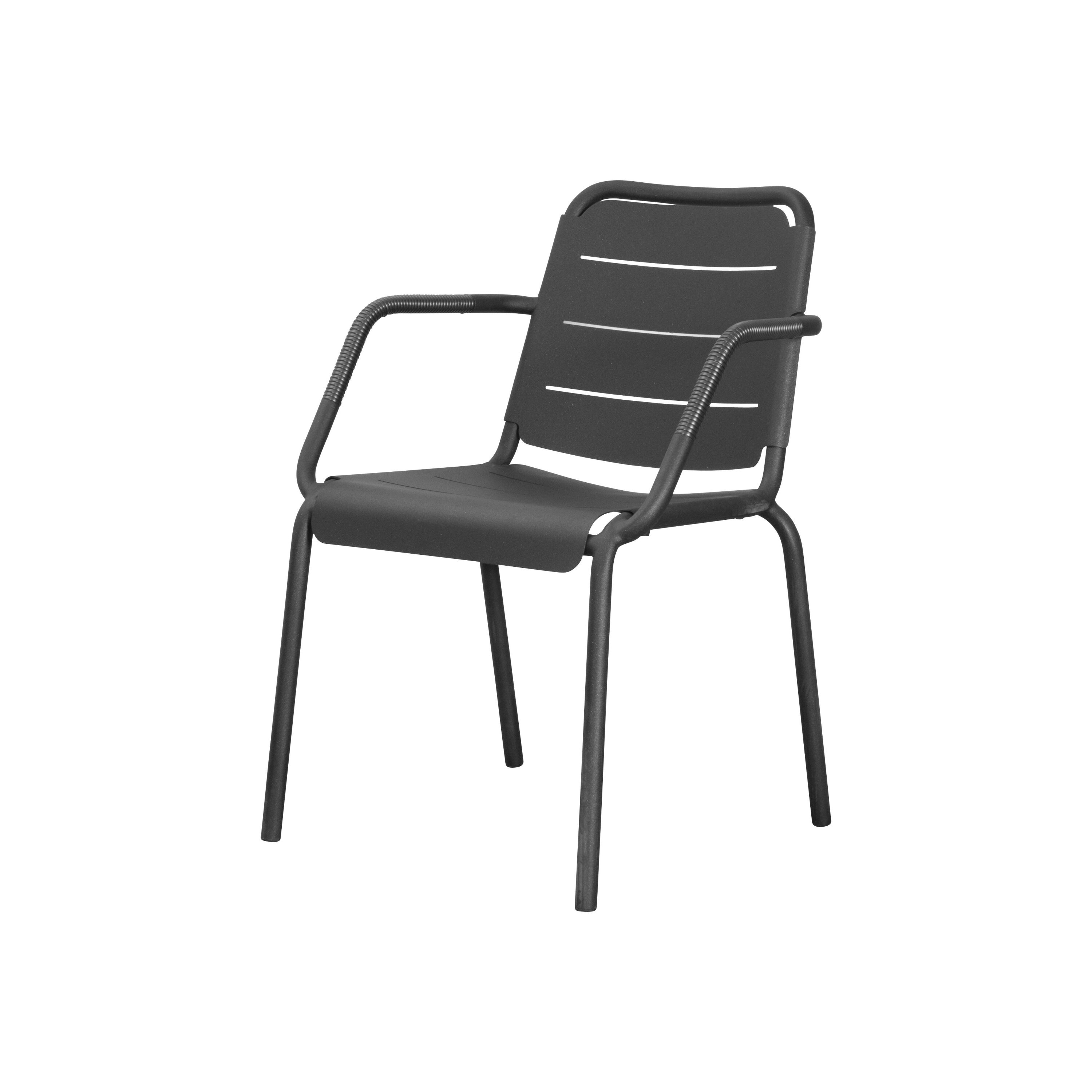 Copenhagen Outdoor Armlehnstuhl 2er Set Lavagrau Cane-Line
