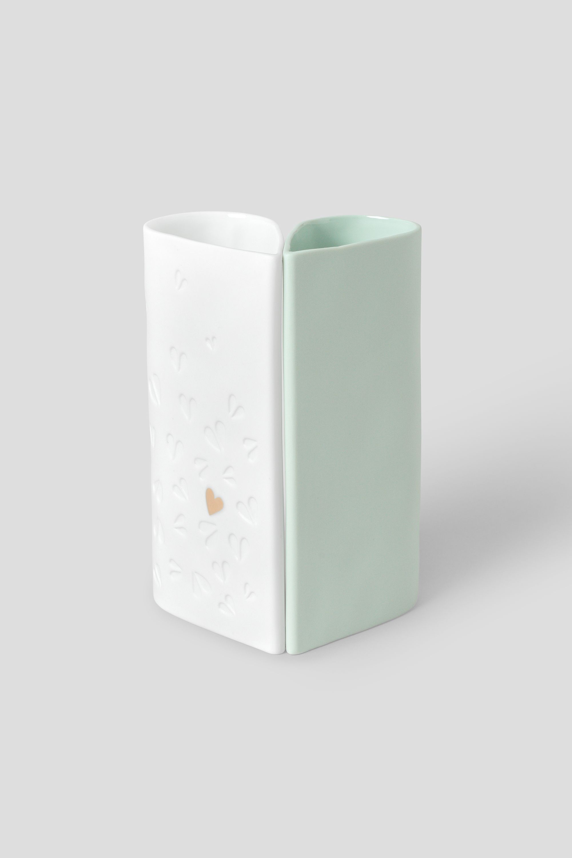 Vasen Set Herzen Räder