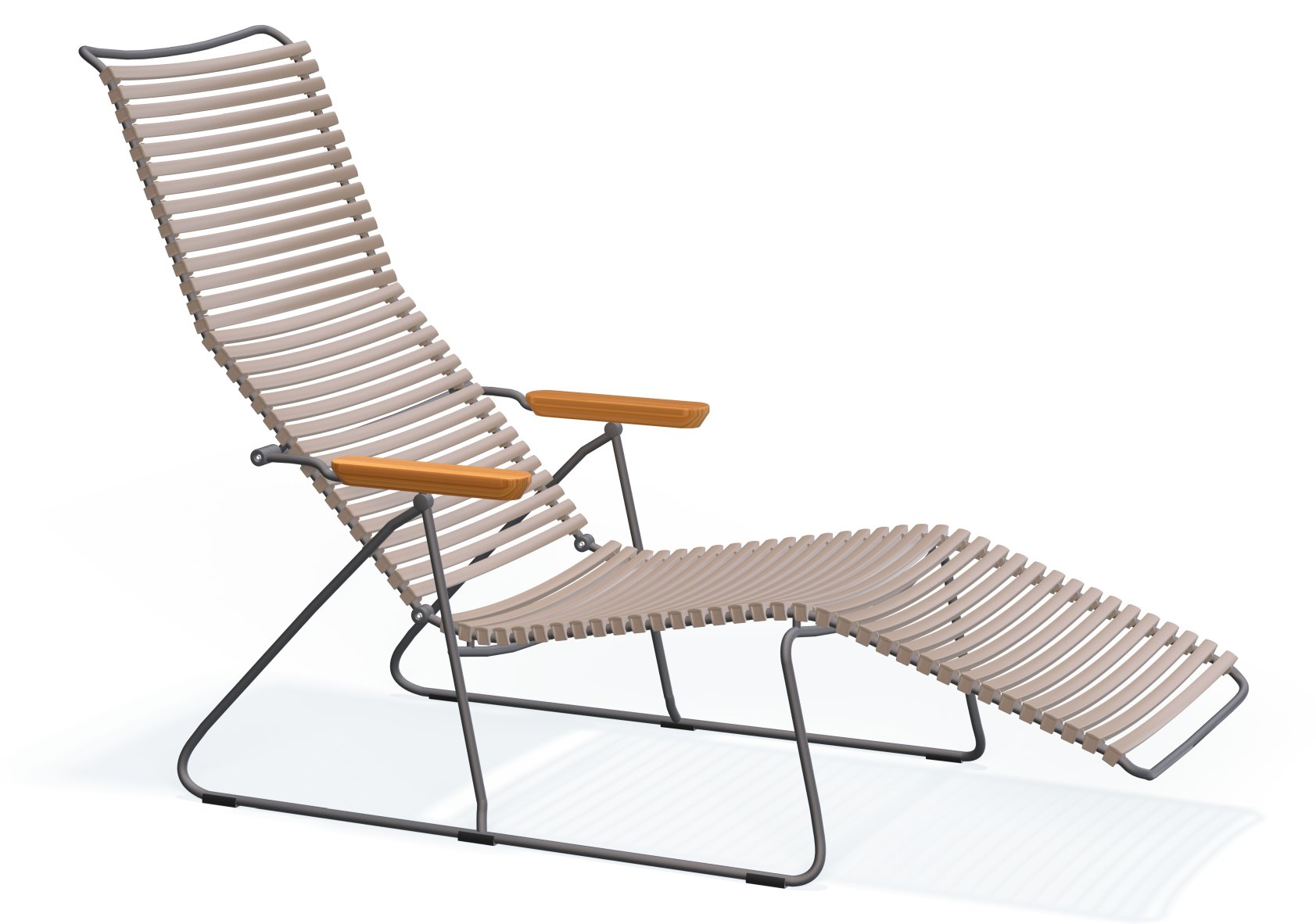 Click Sunlounger Outdoor Sonnenliege Houe Schwarz