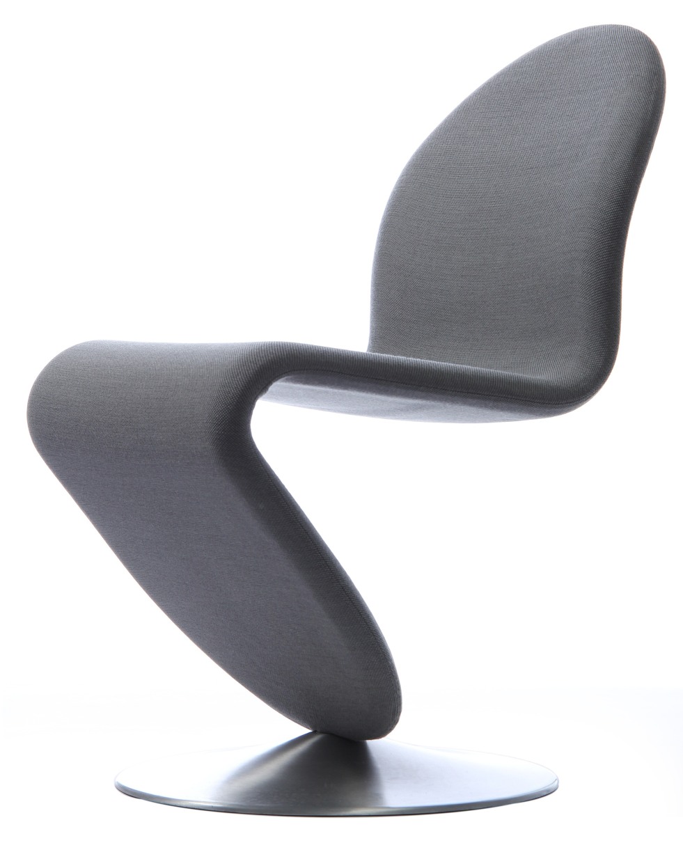 System 1-2-3 Dining Chair Standard Runder Fuß Stuhl Verpan