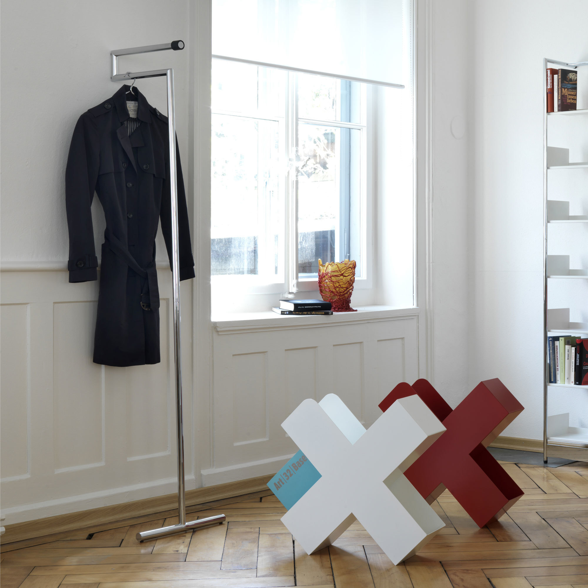 Snap Anlehngarderobe chrom Mox