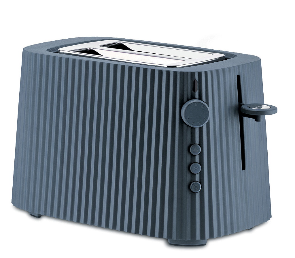 MDL08 G Plissé Toaster grau Alessi