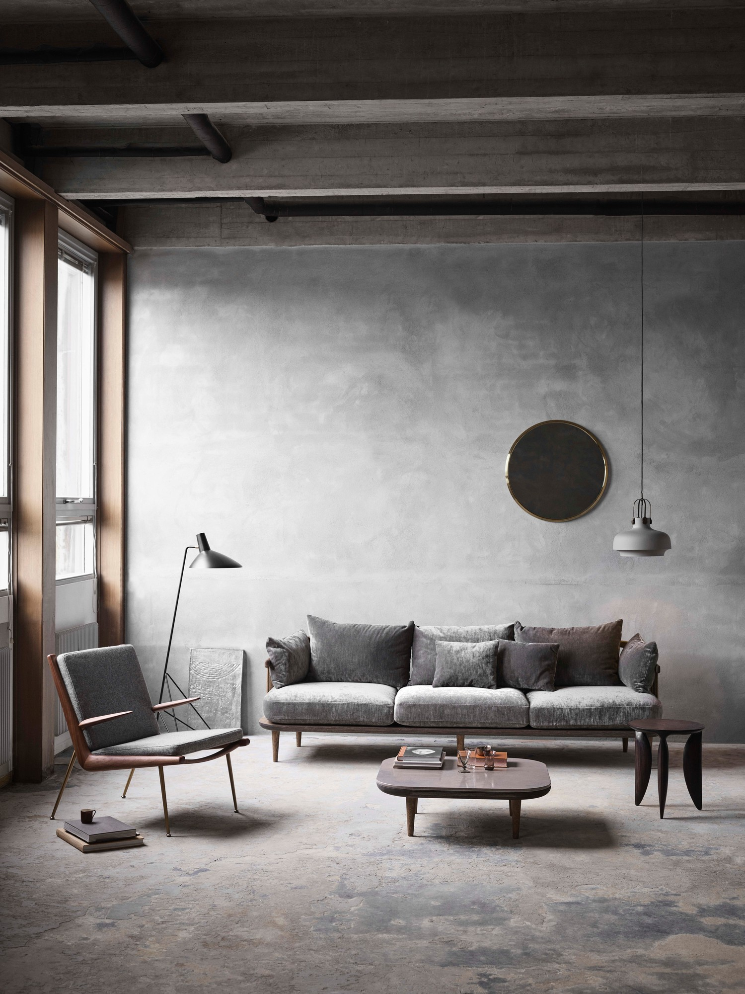 Fly Lounge 3-Sitzer Sofa SC12 AndTradition