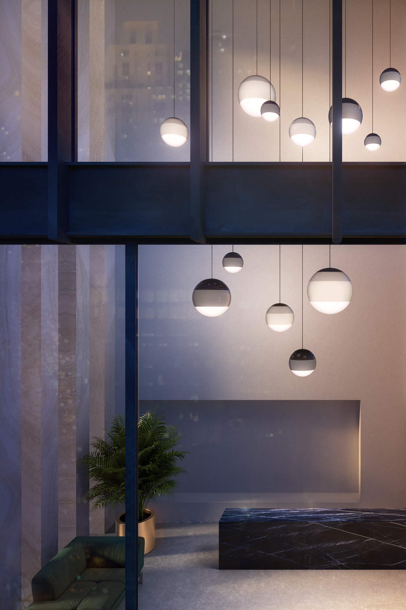 Dipping Light 20 LED Pendelleuchte Marset