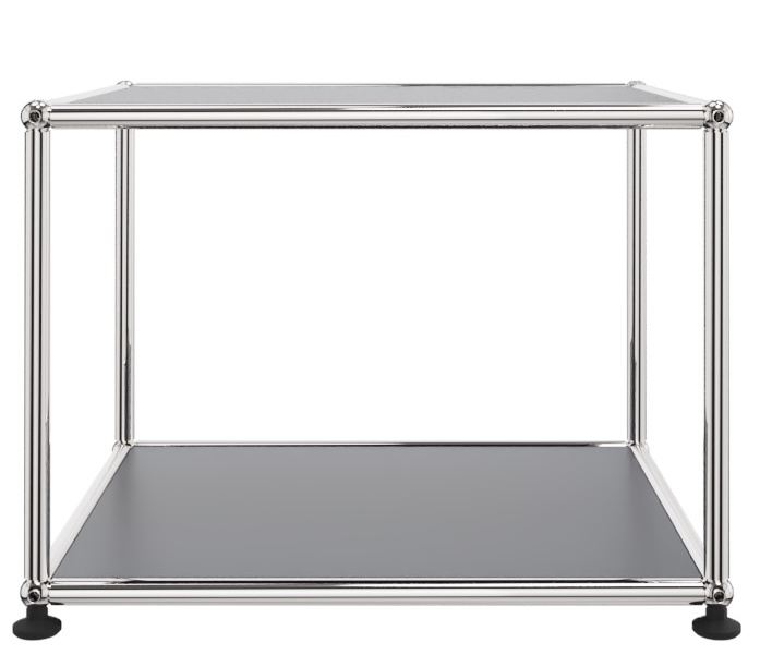 USM Haller Beistellmöbel offen schmal Anthrazitgrau