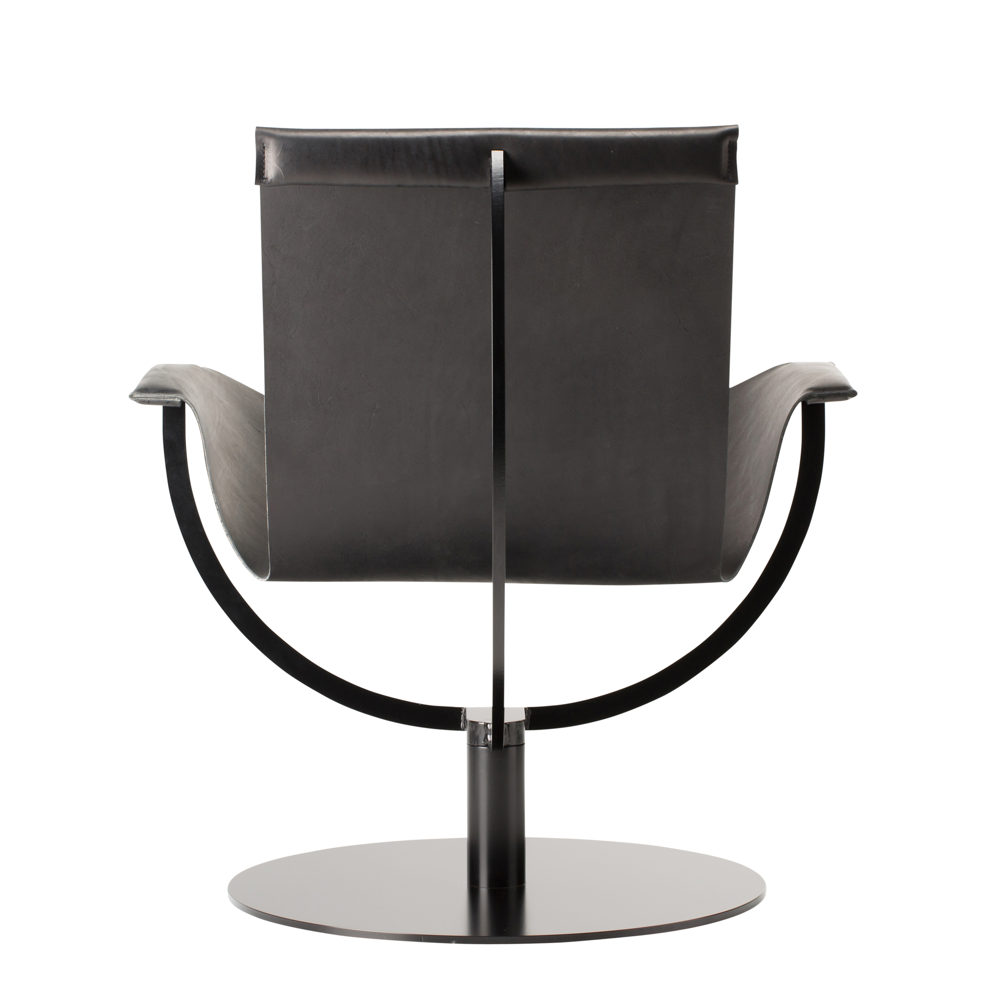 Arch Chair Sessel Kernleder schwarz Favius
