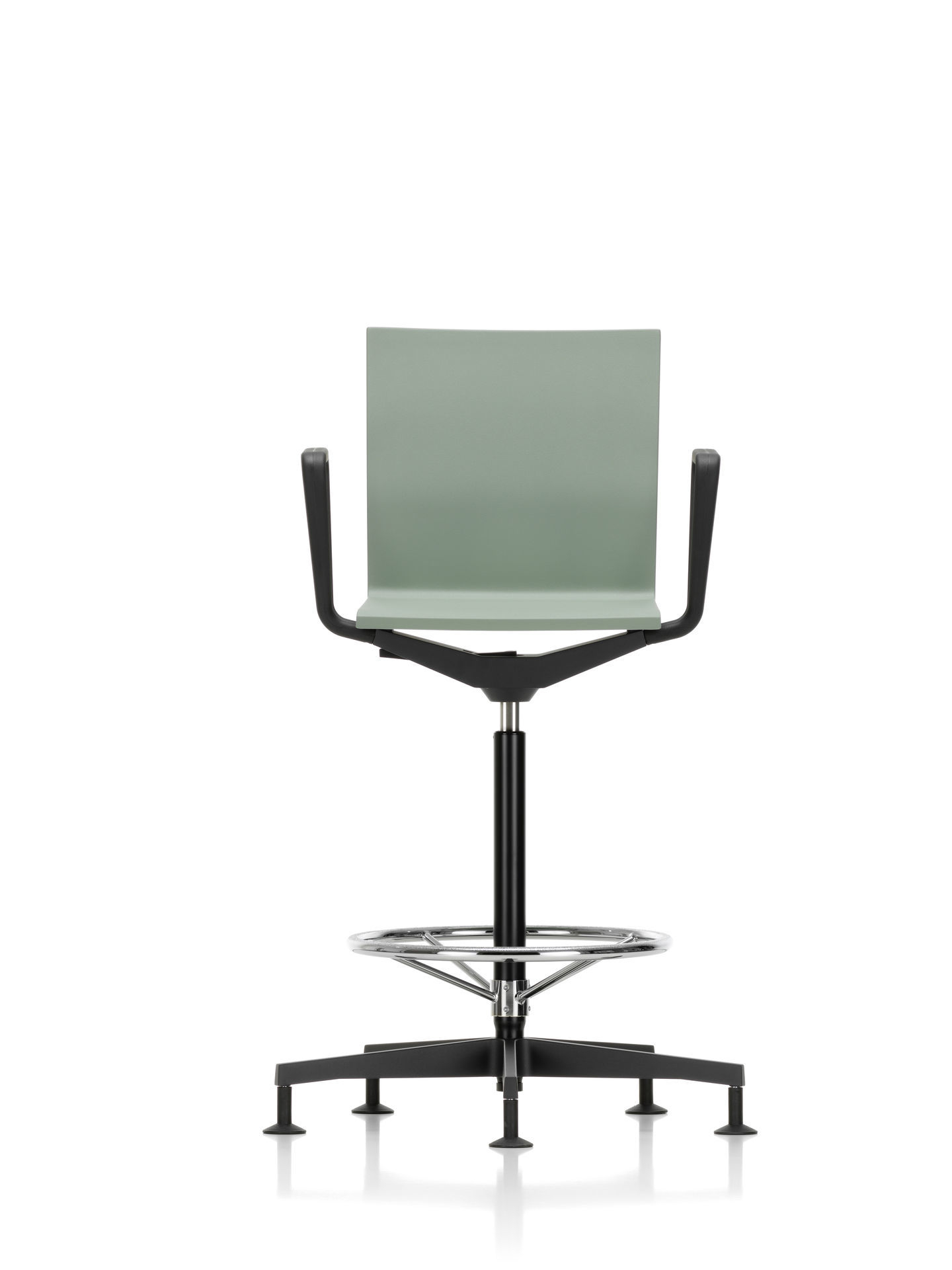 .04 Counterstuhl Besucherstuhl mit Armlehne Vitra