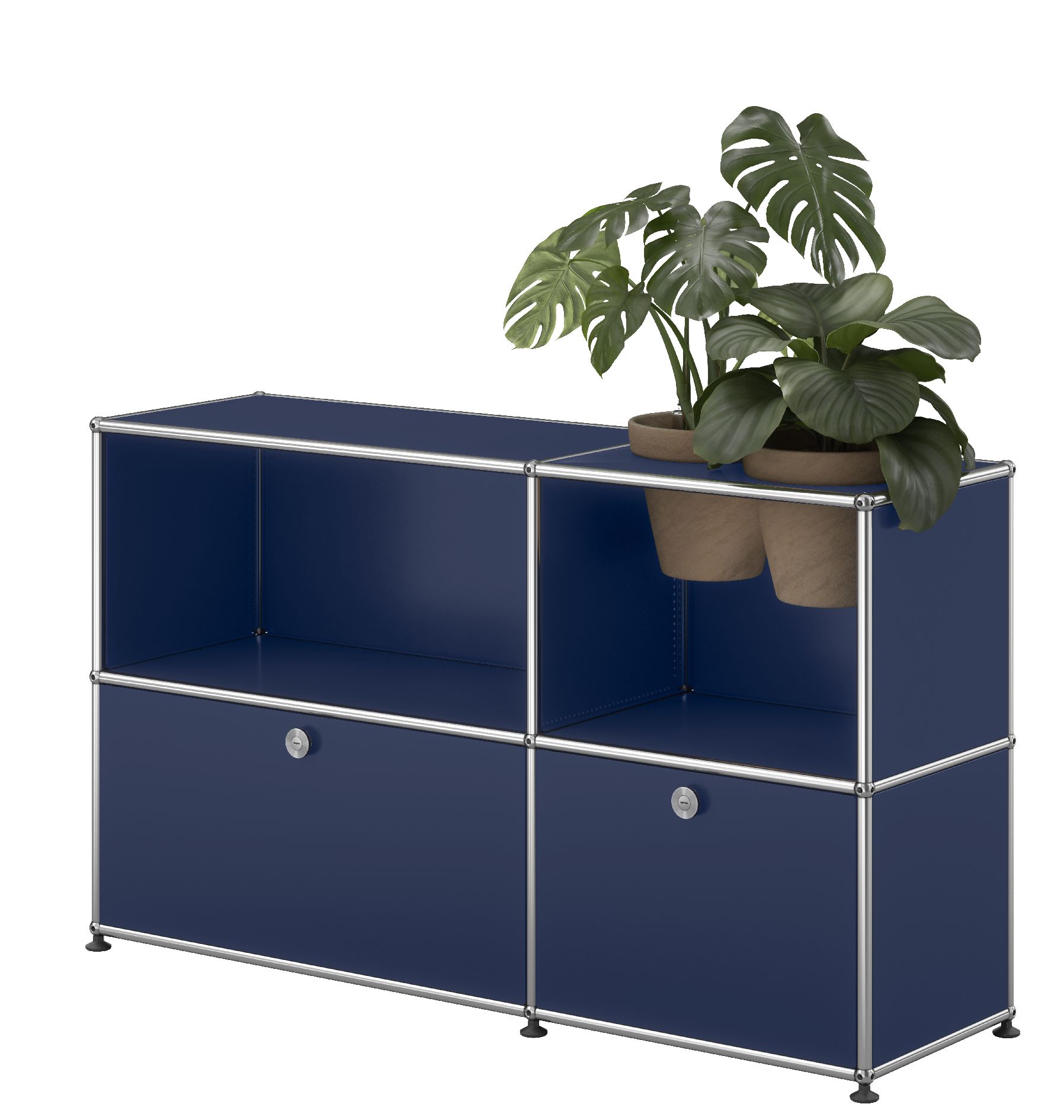 USM Haller Sideboard M57 mit Klapptüren und Pflanzeneinsatz QUICK SHIP