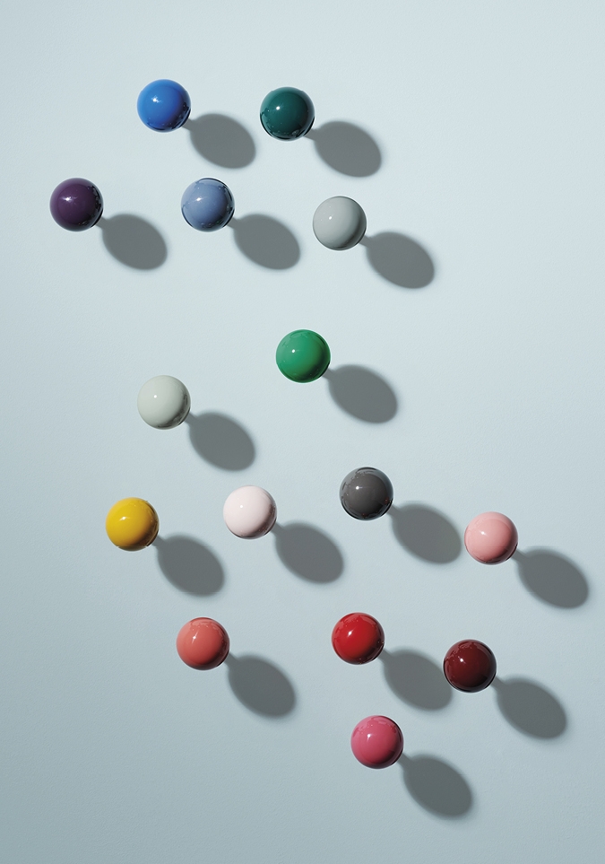 Dots Wandhaken 5-er Set Mix Farben Schönbuch Marrakech