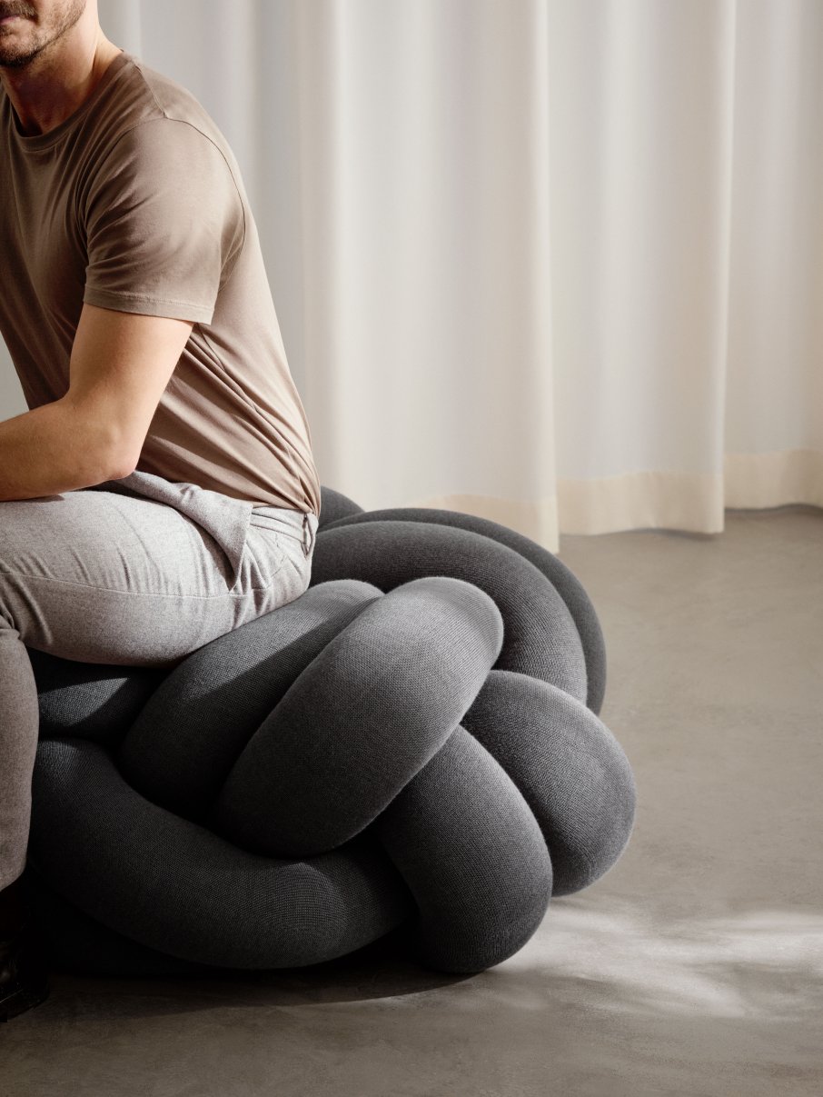 Knot XL Sitzkissen Design House Stockholm Forest